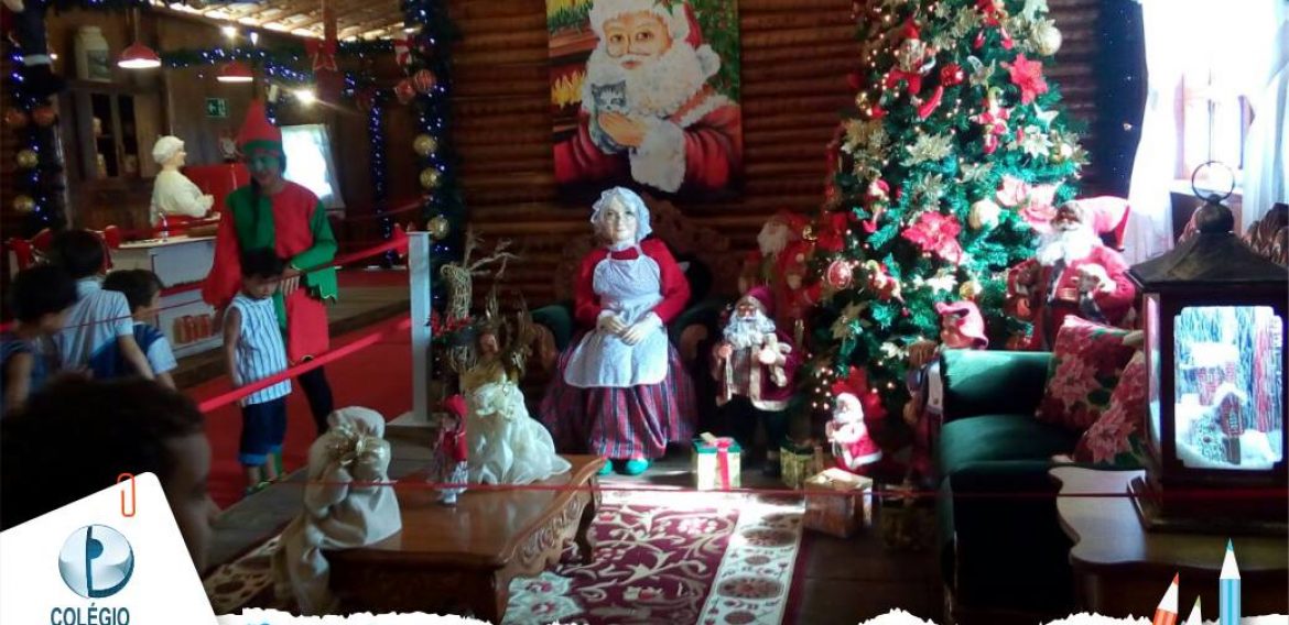 Alunos da Educação Infantil visitaram a Casa do Noel