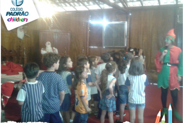 Alunos da Educação Infantil visitaram a Casa do Noel
