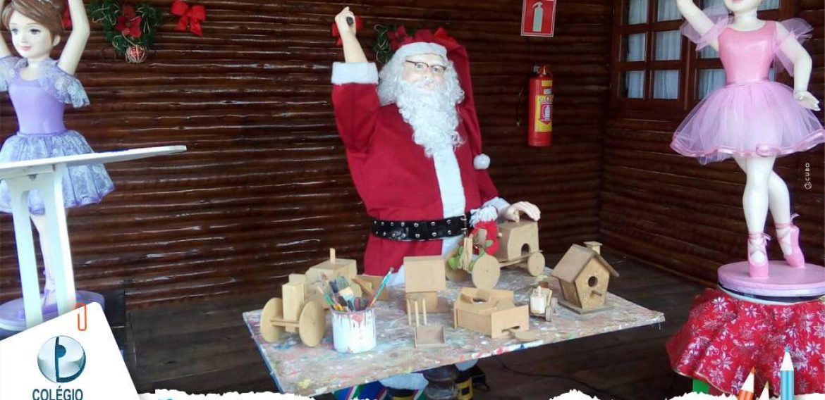 Alunos da Educação Infantil visitaram a Casa do Noel