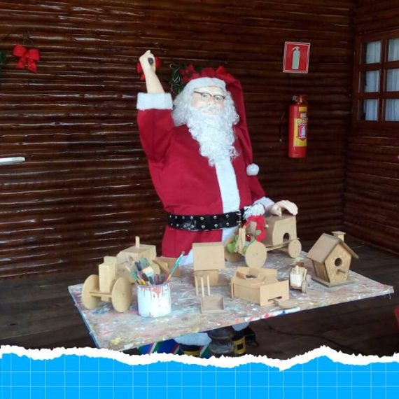 Alunos da Educação Infantil visitaram a Casa do Noel
