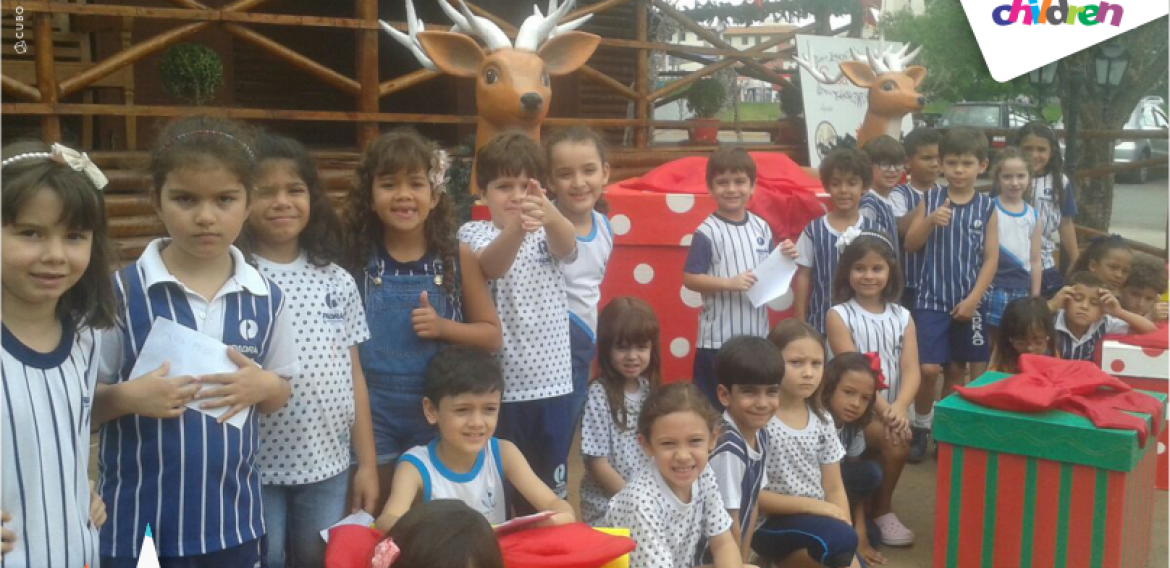 Alunos da Educação Infantil visitaram a Casa do Noel