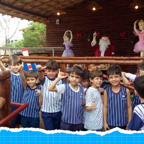 Alunos da Educação Infantil visitaram a Casa do Noel