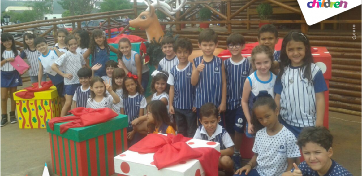 Alunos da Educação Infantil visitaram a Casa do Noel