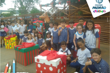 Alunos da Educação Infantil visitaram a Casa do Noel