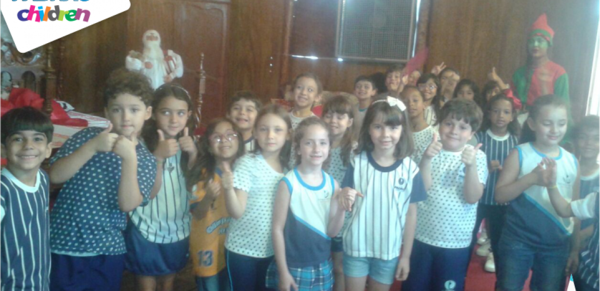 Alunos da Educação Infantil visitaram a Casa do Noel