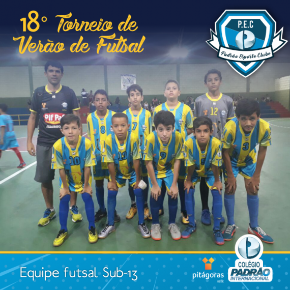 Equipes sub-11 e sub-13 garantem vaga na final do Torneio de Verão de Futsal 